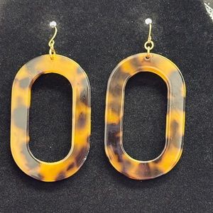 Animal print earrings